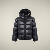 Piumino bambina animal-free Kate nero | Save The Duck