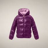 Piumino bambina Kate viola ciclamino - Preview FW26 Girl | Save The Duck