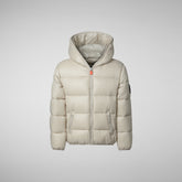 PIUMINO ANIMAL FREE BAMBINA KATE RAINY BEIGE | Save The Duck