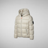 PIUMINO ANIMAL FREE BAMBINA KATE RAINY BEIGE | Save The Duck