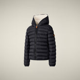 Piumino bambina animal free Leci nero | Save The Duck