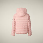 Piumino bambina animal free Leci rosa cipria | Save The Duck