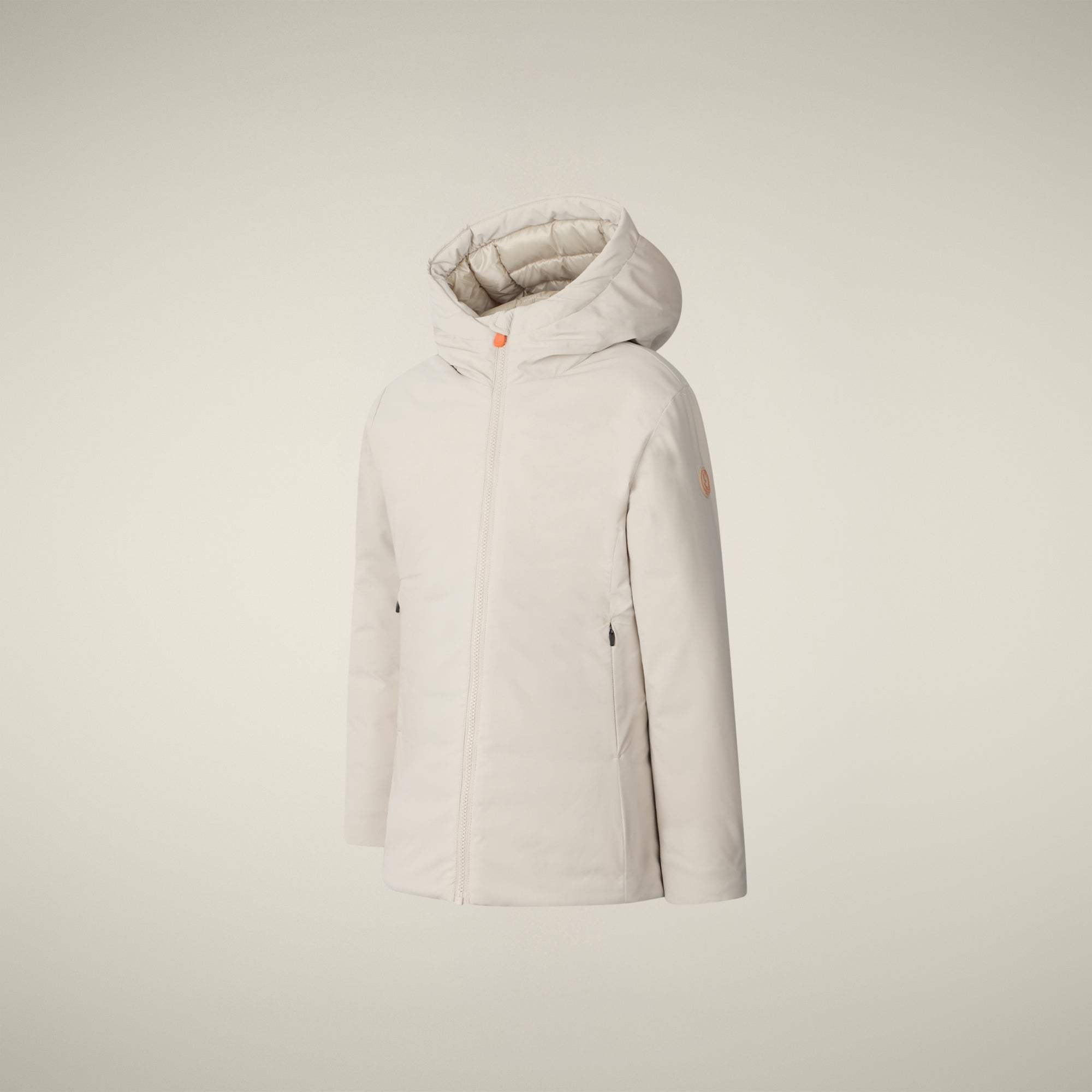 Girls' Coat Cassie in Rainy Beige