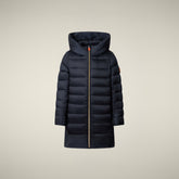 Girls' Puffer Jacket Oriana in Blue Black | Save The Duck