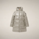 Piumino bambina Millie beige chiaro - Preview FW26 Girl | Save The Duck
