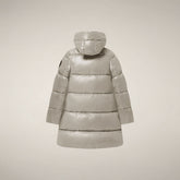 Piumino bambina Millie beige chiaro - Preview FW26 Girl | Save The Duck
