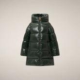 Piumino bambina Millie verde nori - Piumini Bambina Animal-Free | Save The Duck