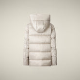 Piumino bambina animal-free Gracie beige chiaro | Save The Duck