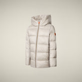 Piumino bambina animal-free Gracie beige chiaro | Save The Duck