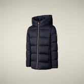 Piumino bambina animal-free Gracie blu nero | Save The Duck