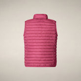 Gilet imbottito bambini unisex Dolin rosa azalea | Save The Duck