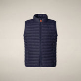 Gilet imbottito bambini unisex Dolin blu navy | Save The Duck