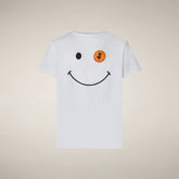 T-shirt bambini unisex Asa bianco | Save The Duck