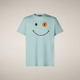 T-shirt unisex bambini Asa azzurro isola | Save The Duck