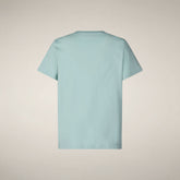 T-shirt unisex bambini Asa azzurro isola | Save The Duck