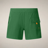 Boys' Swim Shorts Adao in Rainforest Green | Save The Duck