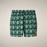 Costume da bagno bambino Getu stampa turtle camouflage | Save The Duck
