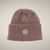Berretto a coste bambino unisex Doyle rosa cipria - FW26 Boy | Save The Duck