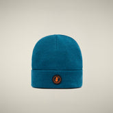 Bonnet pour enfant unisexe modèle Fivel bleu horizon | Save The Duck