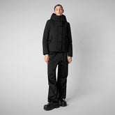 PARKA DONNA CON CAPPUCCIO SHANON NERO | Save The Duck