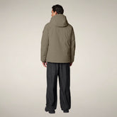 Herrenparka Hiram in Steinbeige | Save The Duck