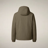 Herrenparka Hiram in Steinbeige | Save The Duck