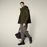Parka uomo animal free Hiram verde scuro - ARCTIC UOMO | Save The Duck