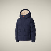 Parka bambino animal free Toby blu navy | Save The Duck