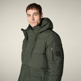 Parka uomo animal free Alter verde scuro - ARCTIC UOMO | Save The Duck