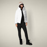 Parka donna animal free Arena bianco - ARCTIC DONNA | Save The Duck