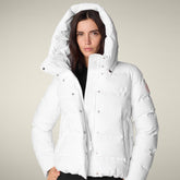Parka donna animal free Arena bianco - ARCTIC DONNA | Save The Duck