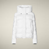 Parka donna animal free Arena bianco - ARCTIC DONNA | Save The Duck