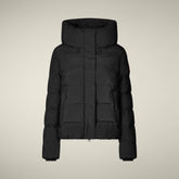 Parka donna animal free Arena nero - ARCTIC DONNA | Save The Duck