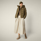 Parka donna animal free Arena verde militare - ARCTIC DONNA | Save The Duck