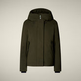 Parka donna animal free Esme verde scuro - ARCTIC DONNA | Save The Duck