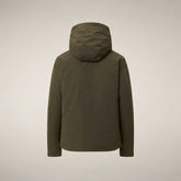 Men's Jacket Stewart in Snake Green | Save The Duck
