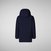 PARKA CON CAPPUCCIO BAMBINA ALLY BLU NAVY | Save The Duck