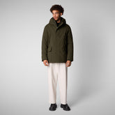 PARKA UOMO ELON IN LAND GREEN | Save The Duck