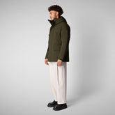 PARKA UOMO ELON IN LAND GREEN | Save The Duck