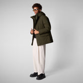 PARKA UOMO ELON IN LAND GREEN | Save The Duck