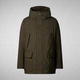 PARKA UOMO ELON IN LAND GREEN | Save The Duck