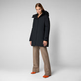 LangerDamenparka Gena in Schwarz | Save The Duck