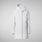 PARKA DONNA CON CAPPUCCIO NELLIE GRIGIO NEBBIA | Save The Duck