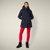 Parka donna animal free Bethany blu nero - ARCTIC DONNA | Save The Duck