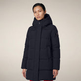 Women's Parka Bethany in Blue Black | Save The Duck