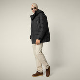 Parka uomo animal free Quinlan nero - ARCTIC UOMO | Save The Duck