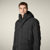 Parka uomo animal free Quinlan nero - ARCTIC UOMO | Save The Duck