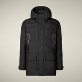 Parka uomo animal free Quinlan nero - ARCTIC UOMO | Save The Duck