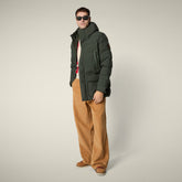 Parka uomo animal free Quinlan verde scuro - ARCTIC UOMO | Save The Duck