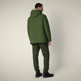 Parka uomo animal free Forest verde bosco e stone beige - ARCTIC UOMO | Save The Duck